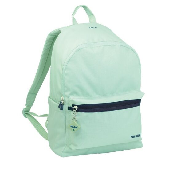 Mochila urbana clásica 2 cremalleras (22 L) colección 430 since 1918, verde